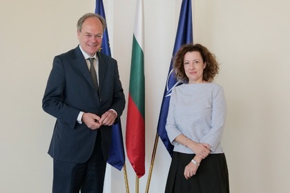 Deputy Minister Irena Dimitrova received the Ambassador of Germany to Bulgaria