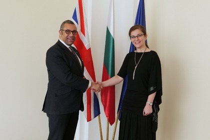 Minister Teodora Genchovska welcomed British Minister for Europe and North America - James Cleverly