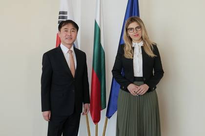 Deputy Minister Petrova welcomed the Deputy Minister of Public Diplomacy of the Republic of Korea