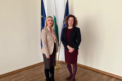 Deputy Minister Dimitrova received the Ambassador of Albania