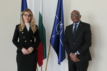 Deputy Minister of Foreign Affairs Velislava Petrova received copies of letters of credence from the Ambassador of Angola