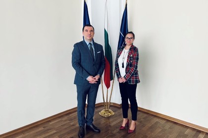 Head of the Political Cabinet of the Minister of Foreign Affairs Elena Kireva welcomed the Interim Head of the Embassy of Kosovo in Sofia