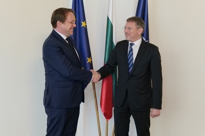 Deputy Foreign Minister Vasil Georgiev meets with EU Commissioner for Neighborhood and Enlargement Olivér Várhelyi