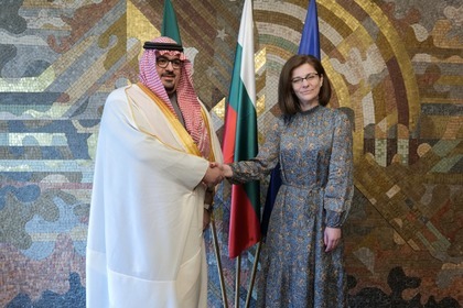 Minister Genchovska welcomed the Minister of Economy and Planning of the Kingdom of Saudi Arabia