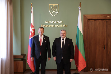 Председателят на парламента на Словашката република потвърди съществуващите близки връзки и сътрудничество с България и изрази желание да посети нашата страна