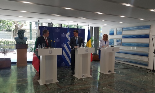 Заместник-министър Васил Георгиев участва в тристранна среща на министрите по европейските въпроси на Атина