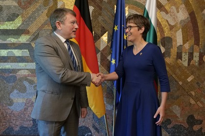 Заместник-министър Георгиев се срещна с германския държавен министър за  Европа и климата във Федералното министерство на външните работи на Германия Анна Люрман