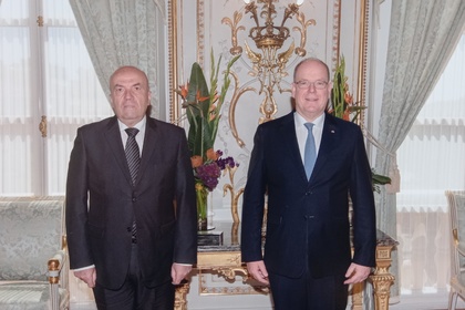 Ambassador Nikolay Milkov presented his Letters of Credence to the Prince of Monaco Albert II