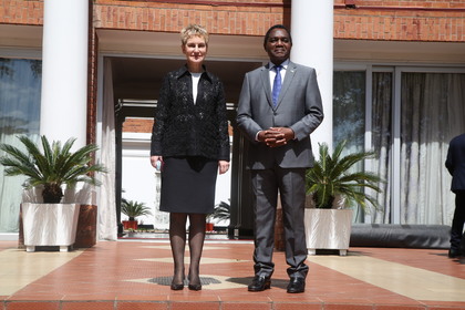 Ambassador Maria Tsotsorkova presented her credentials to the President of Zambia