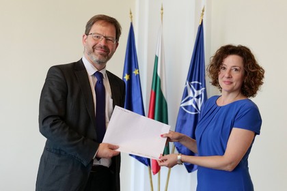 Deputy Minister of Foreign Affairs Irena Dimitrova received the Ambassador of the Kingdom of Denmark Jes Brogaard Nielsen
