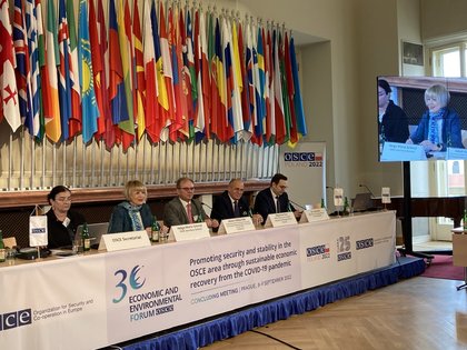 Икономическото възстановяване от COVID-19 и негативните последствия от руската агресия срещу Украйна бяха във фокуса на Заключителната среща на30-я Форум по икономическите и екологични въпроси на ОССЕ