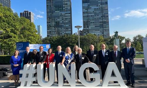 The Bulgarian government delegation, led by Minister Nikolay Milkov participated in the first day of the 77th session of the UN General Assembly