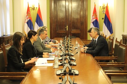 Посланик Петко Дойков проведе среща с новоизбрания председател на Скупщината г-н Владимир Орлич