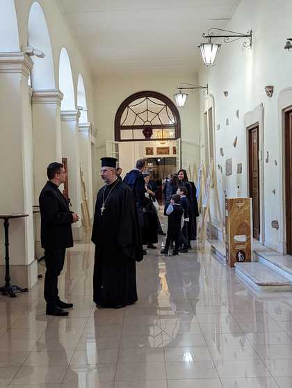 Експозиция „Св. Климент Охридски – ученик и учител“ в „Папски институт за изтока“ в Рим 