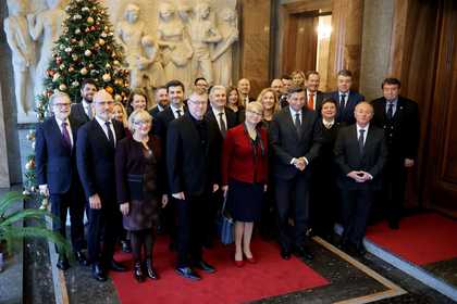 Udeležba veleposlanika Tcherveniakova na srečanju s predsednikom Slovenije ob zaključku njegovega mandata