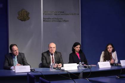 Министърът на външните работи  Николай Милков даде пресконференция за медиите