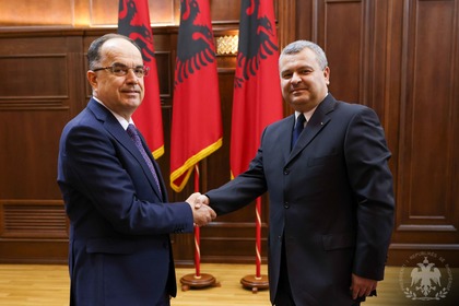 Посланик Ивайло Киров връчи акредитивните си писма на президента на Албания Байрам Бегай