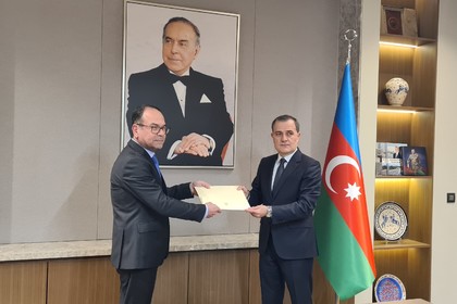 The new ambassador of the Republic of Bulgaria to the Republic of Azerbaijan presented a copy of his credentials