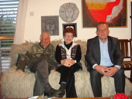 Среща на посланик Христо Георгиев с Ели и Панос Пеониду