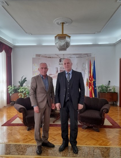 Среща на генералния консул Николай Димитров с кмета на гр. Битоля г Тони Коняновски
