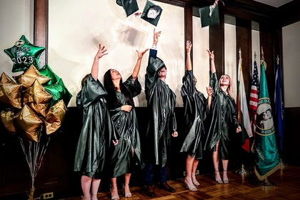 Graduation ceremony for the graduates from Hristo Botev School in New York