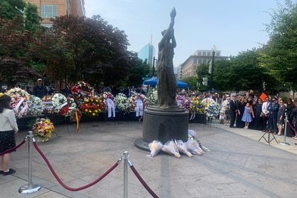  Церемония във Вашингтон за почитане на паметта на жертвите на комунизма