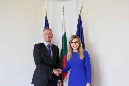 Deputy Minister Velislava Petrova received the Special Envoy on Migration at the Ministry of Foreign Affairs of Denmark