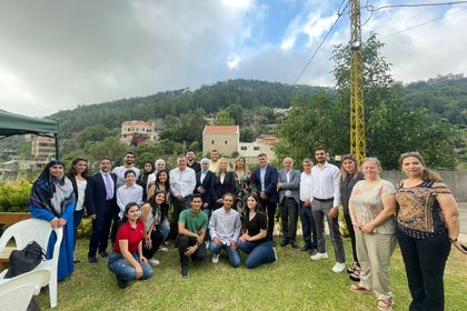 Ambassador Boyan Belev and diplomats from the Embassy of Bulgaria in Lebanon visited the Faculty of Agriculture of the Lebanese University in Gazir